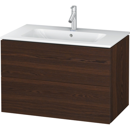 DURAVIT L-Cube Wall-Mounted Vanity Unit Lc624106969 Brushed Walnut LC624106969